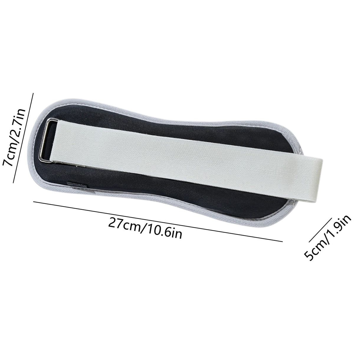 Adjustable Ankle and Wrist Weights, 2 Piece Set with Steel Grit Fill - Image 3