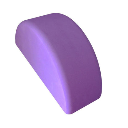 D-Shaped Foam Yoga Block, Matte Non-Slip Finish, 9.1 x 5.9 x 3.9 Inches