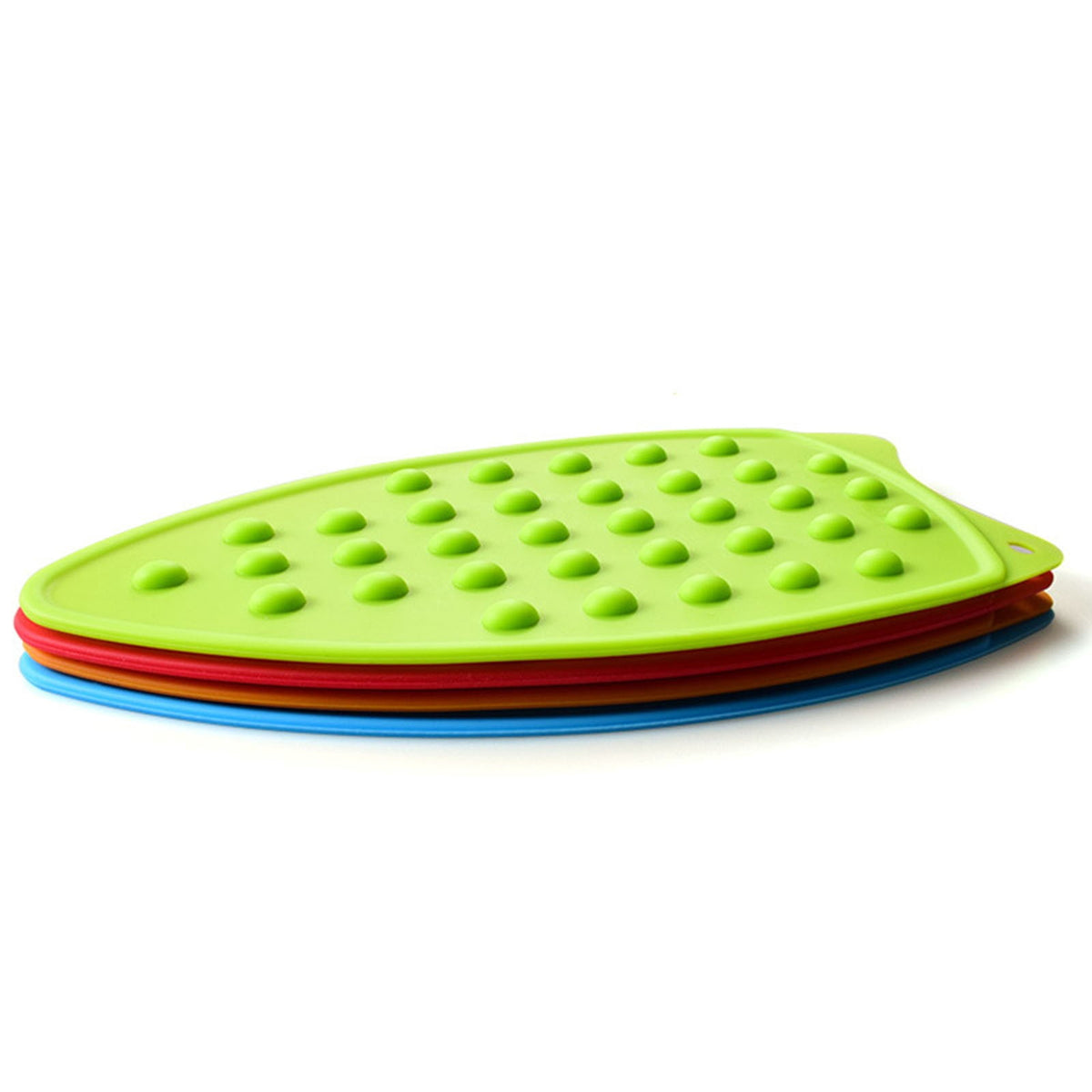 Silicone Ironing Mat and Hot Iron Rest in Turquoise Green, 10.4 x 5.5 inches - Image 4