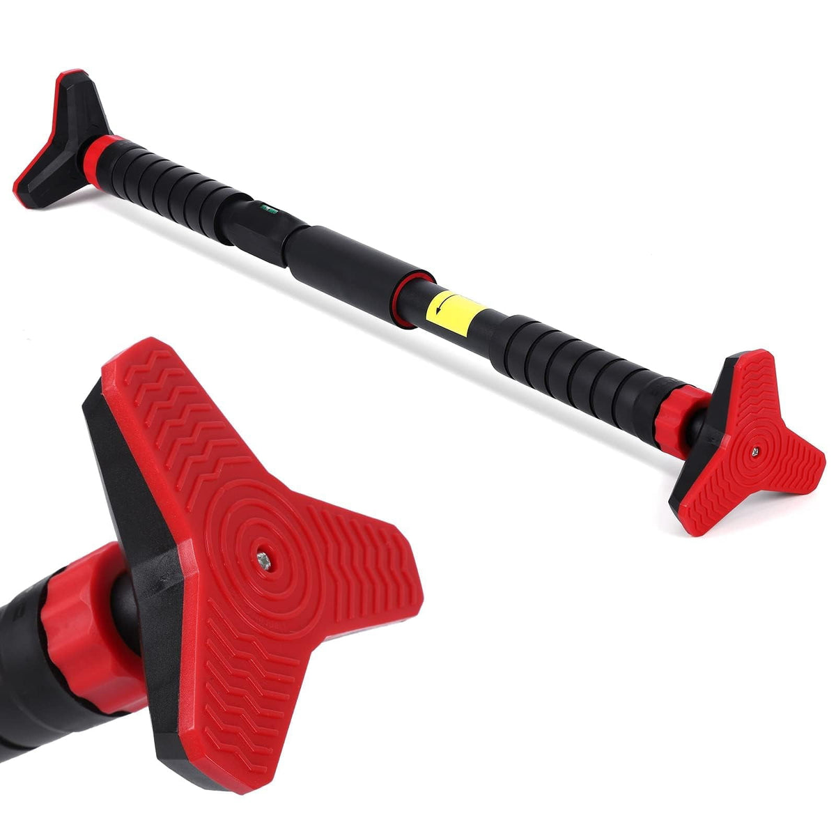 Doorway Pull-Up Bar, No-Screw Fit with Level Triangle and 440 lb Capacity