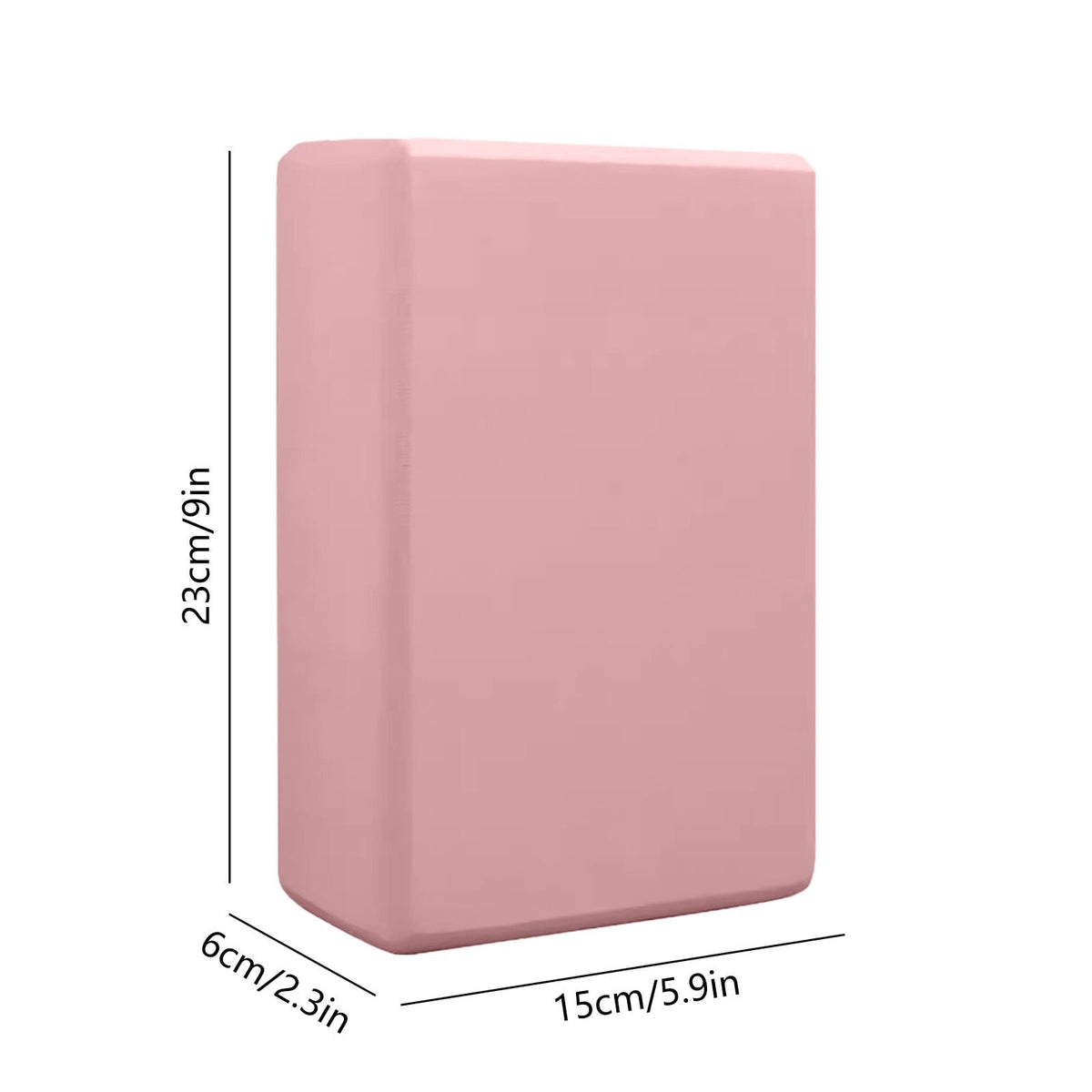 High-Density Foam Yoga Block with Non-Slip Faces and Rounded Edges - Image 3