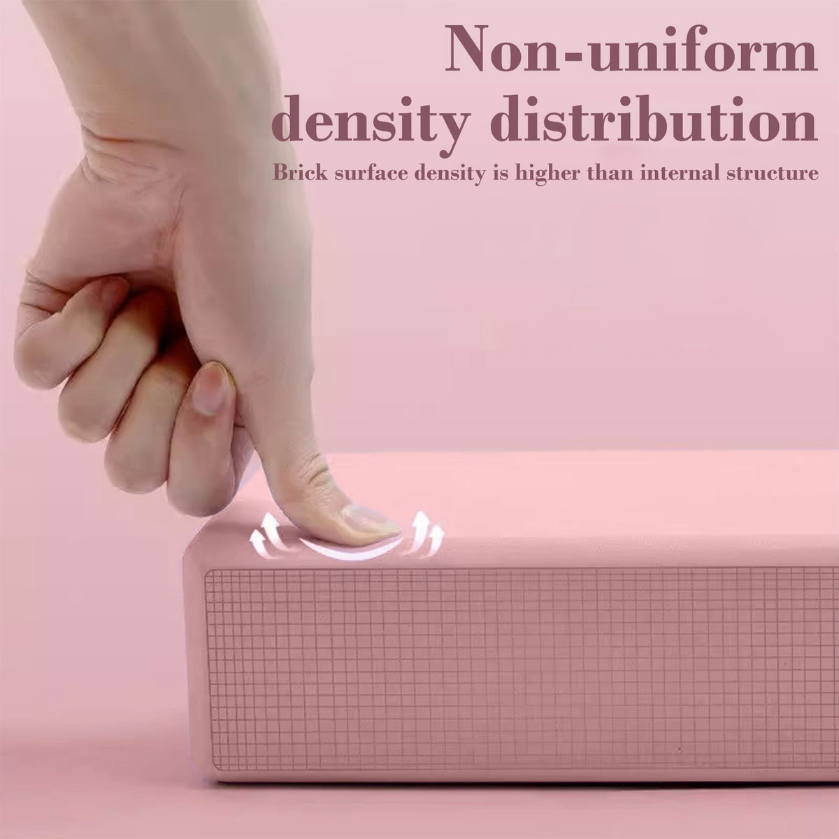High-Density Foam Yoga Block with Non-Slip Faces and Rounded Edges - Image 5