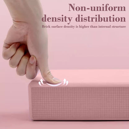 High-Density Foam Yoga Block with Non-Slip Faces and Rounded Edges - Image 5