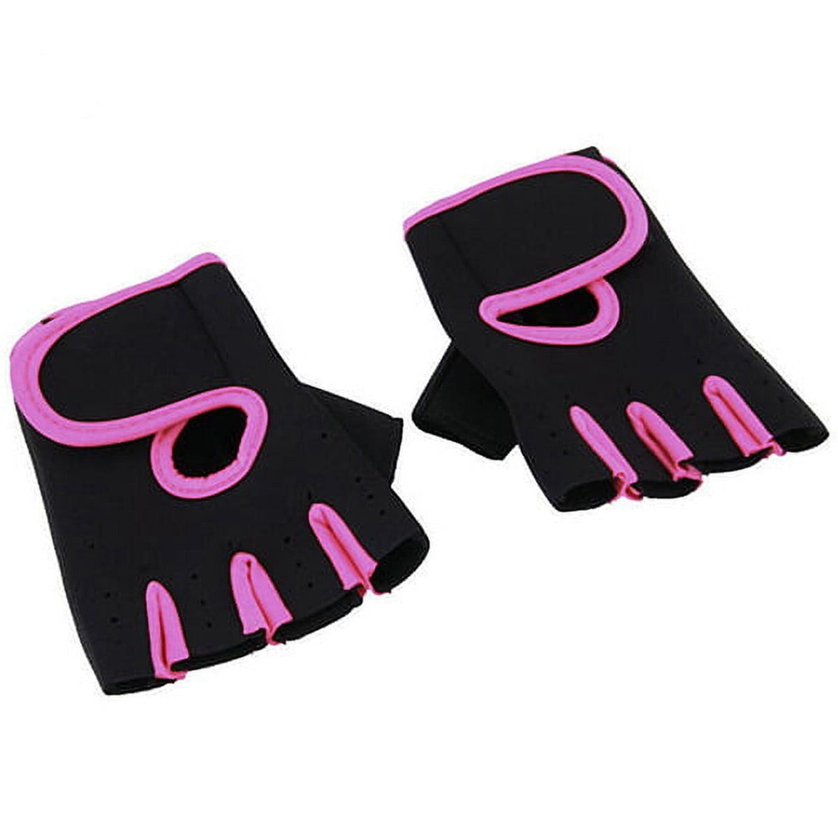 Half-Finger Training Gloves with Silicone Palm and Adjustable Wrist Strap - Image 2