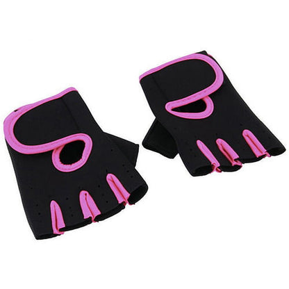 Half-Finger Training Gloves with Silicone Palm and Adjustable Wrist Strap - Image 2