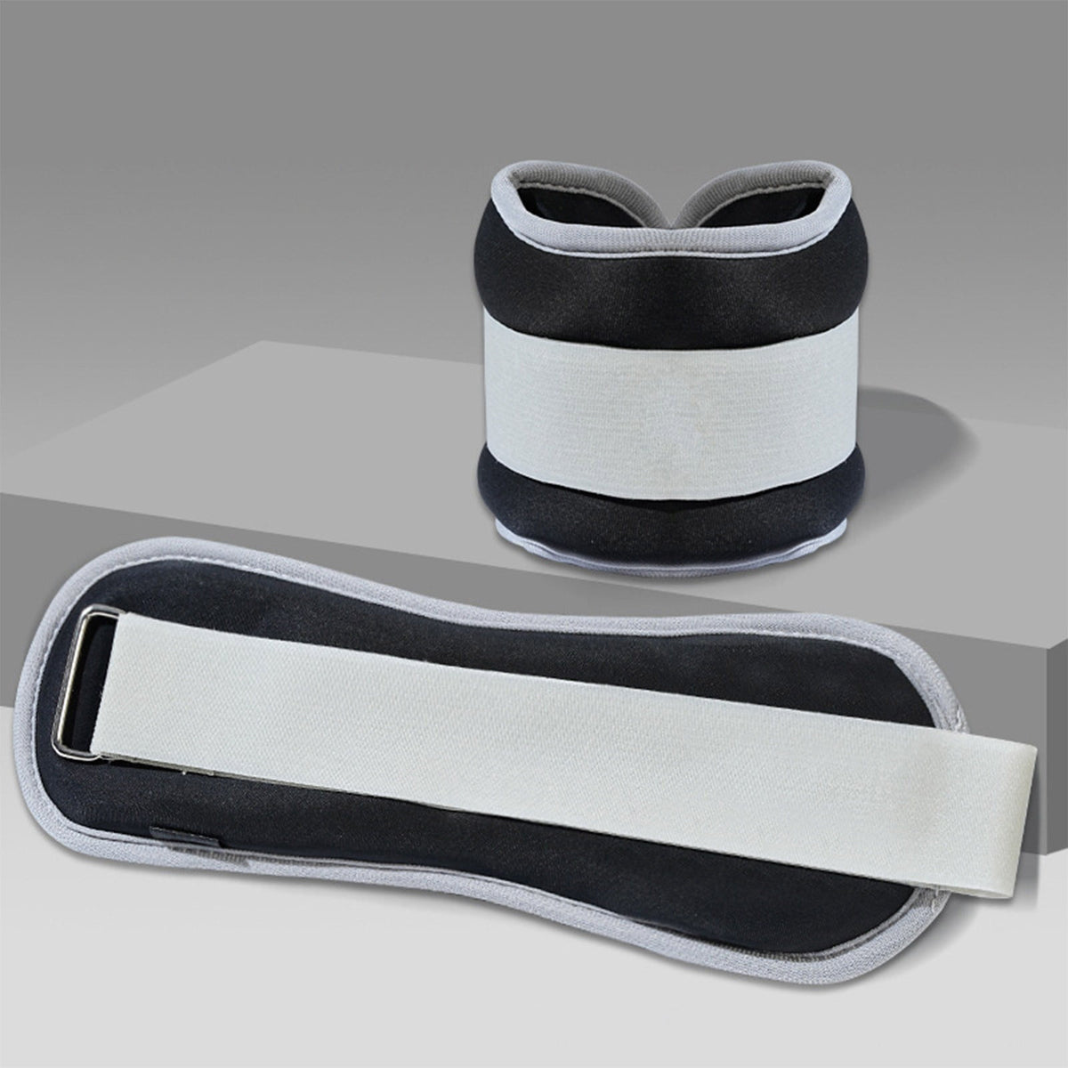 Adjustable Ankle and Wrist Weights, 2 Piece Set with Steel Grit Fill - Image 6