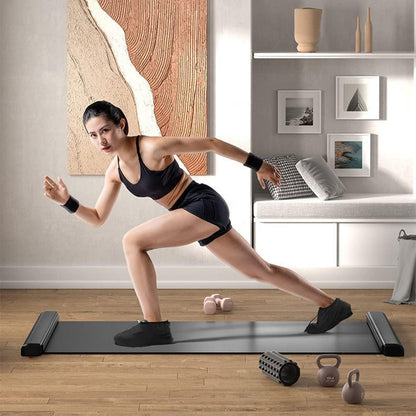 Slide Board Training Mat with End Stops and Shoe Covers for Lateral Work - Image 5