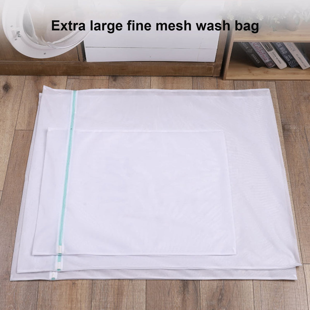 Extra Large Mesh Laundry Bags, 2 Pack with Rustproof Zips for Bedding - Image 4