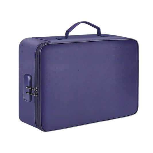 Fireproof Document Bag with Combination Lock, 3 Layer Water-Resistant File Case
