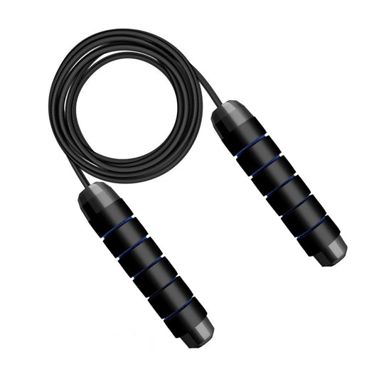 Adjustable Speed Skipping Ropes, 2 Pack with Foam Grips and Ball-Bearing Swivels