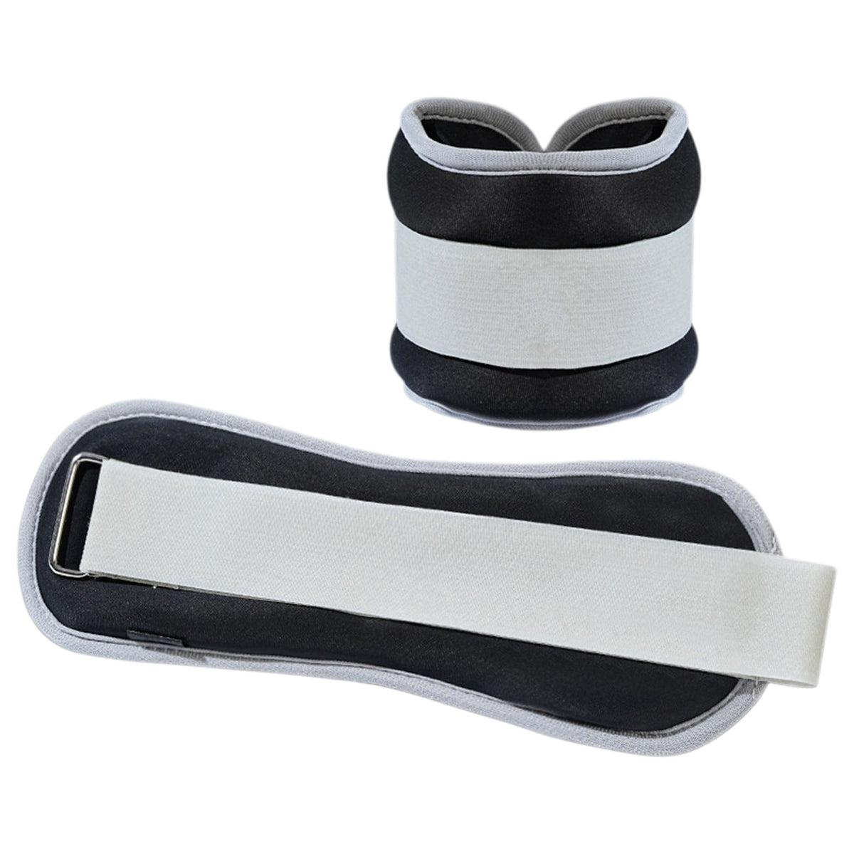 Adjustable Ankle and Wrist Weights, 2 Piece Set with Steel Grit Fill