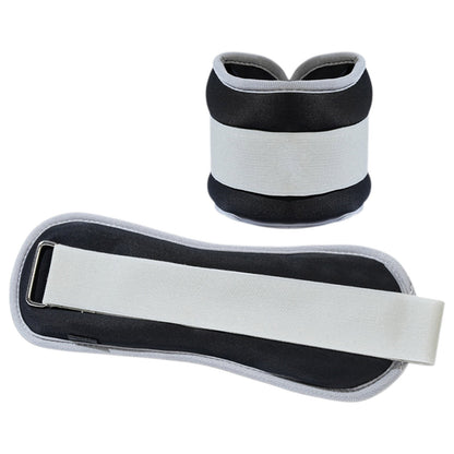 Adjustable Ankle and Wrist Weights, 2 Piece Set with Steel Grit Fill