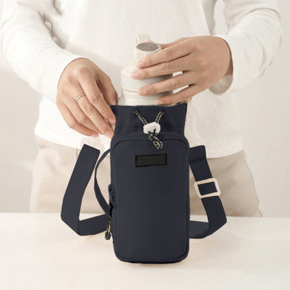 Insulated Water Bottle Sling with Phone Pocket and Adjustable Shoulder Strap - Image 2
