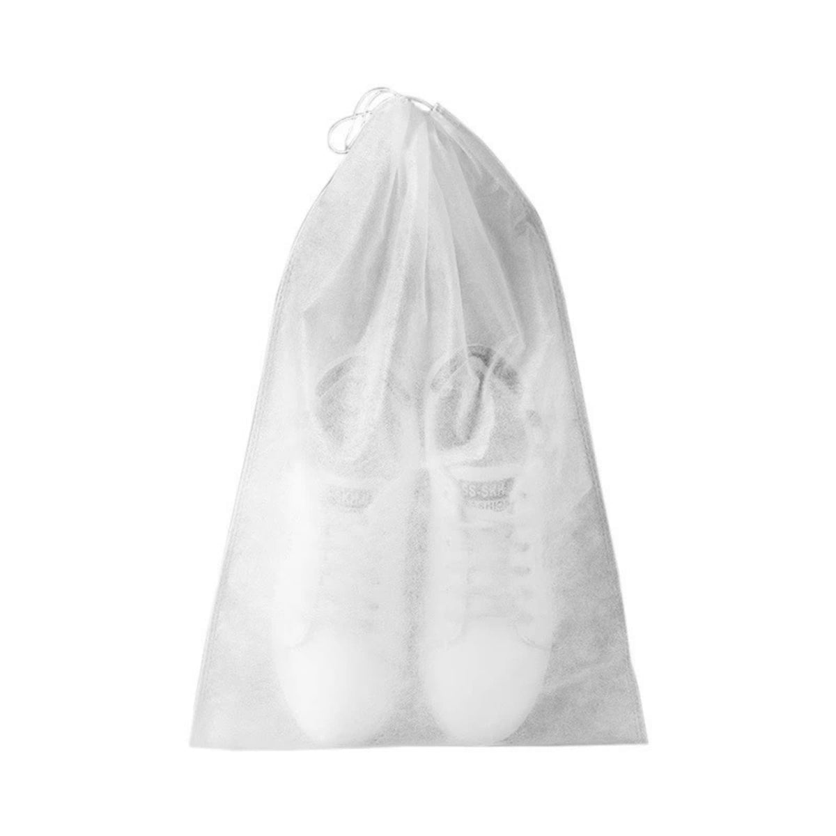 Non-Woven Shoe Storage Bags, 50 Pack with Drawstring, 19 x 13 inches