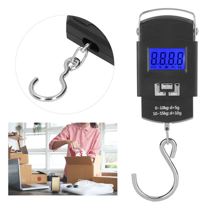 Digital Hanging Luggage Scale, 121 lb Capacity with USB Rechargeable Battery - Image 5