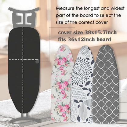 Tabletop Ironing Board Cover with Two 5 mm Felt Pads, 12 x 36 Inches - Image 3
