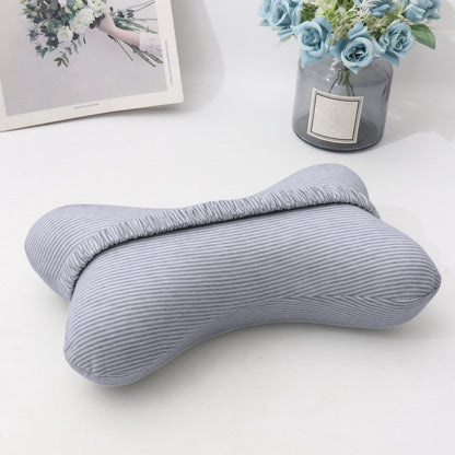 Bone-Shaped Memory Foam Travel Neck Pillow with Washable Removable Cover - Image 4