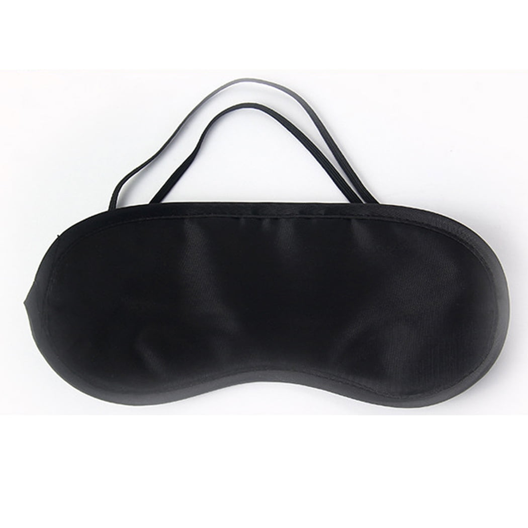 Sleep Eye Masks, 10 Pack with Elastic Band in Black