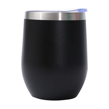 12 oz Insulated Stainless Steel Tumbler with Lid, Double-Wall Vacuum Cup