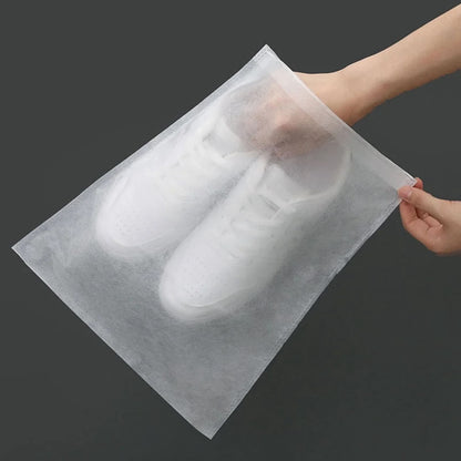 Non-Woven Shoe Storage Bags, 50 Pack with Drawstring, 19 x 13 inches - Image 5