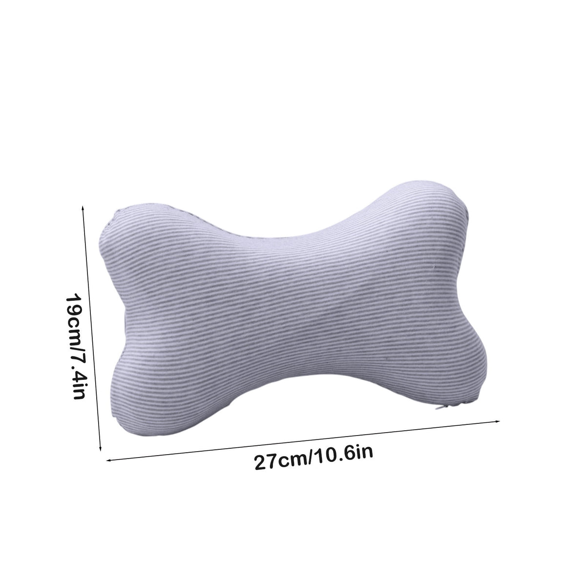 Bone-Shaped Memory Foam Travel Neck Pillow with Washable Removable Cover - Image 6