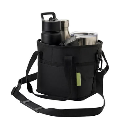 Insulated Drink Carrier for Four Cups, Collapsible Caddy with Shoulder Strap - Image 6