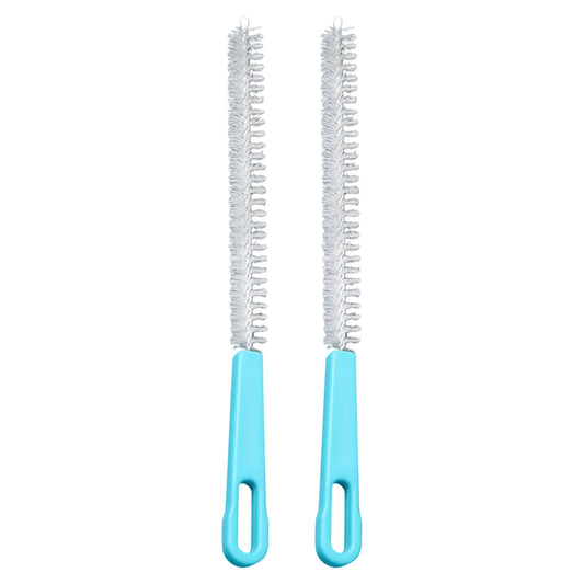 Straw Cleaning Brushes, 2 Piece Set with Bendable Wire and Hanging Loops