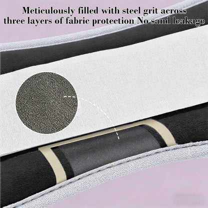 Adjustable Ankle and Wrist Weights, 2 Piece Set with Steel Grit Fill - Image 4