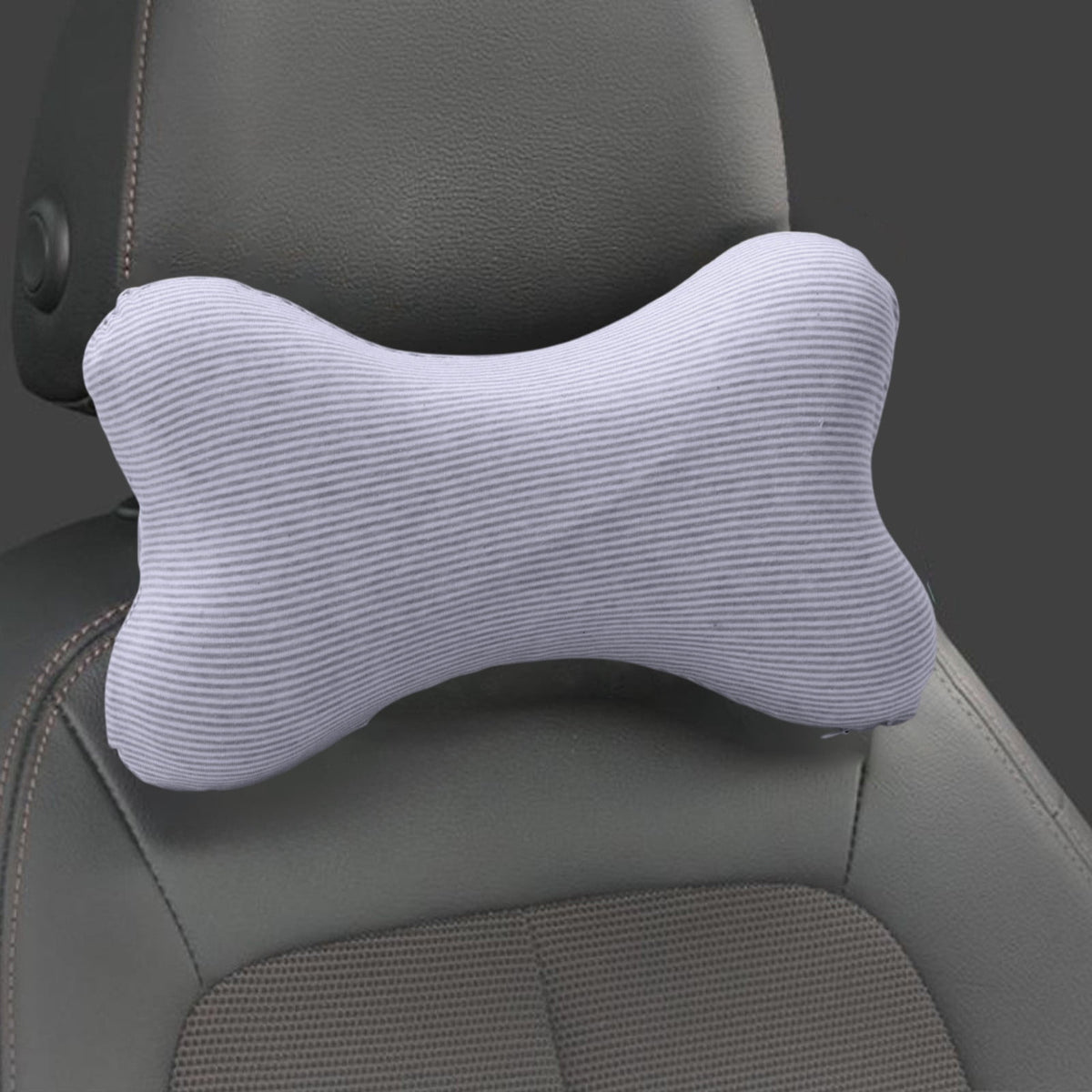 Bone-Shaped Memory Foam Travel Neck Pillow with Washable Removable Cover - Image 3