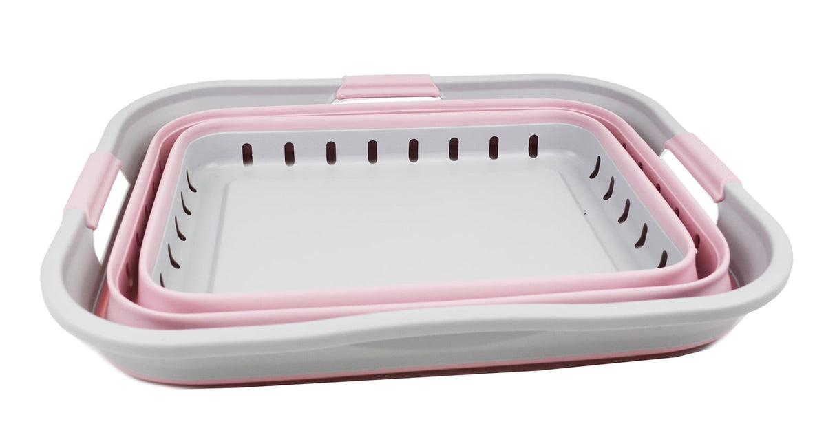 Collapsible Laundry Basket, 42 L Pop-Up Tub That Folds to 2.7 inches - Image 2