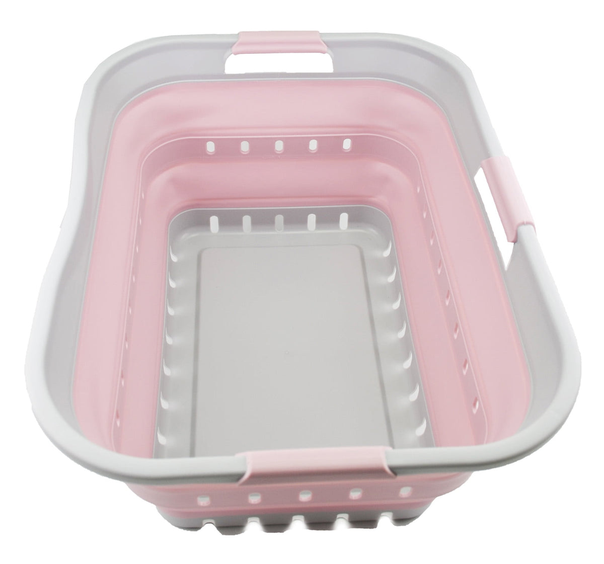 Collapsible Laundry Basket, 42 L Pop-Up Tub That Folds to 2.7 inches