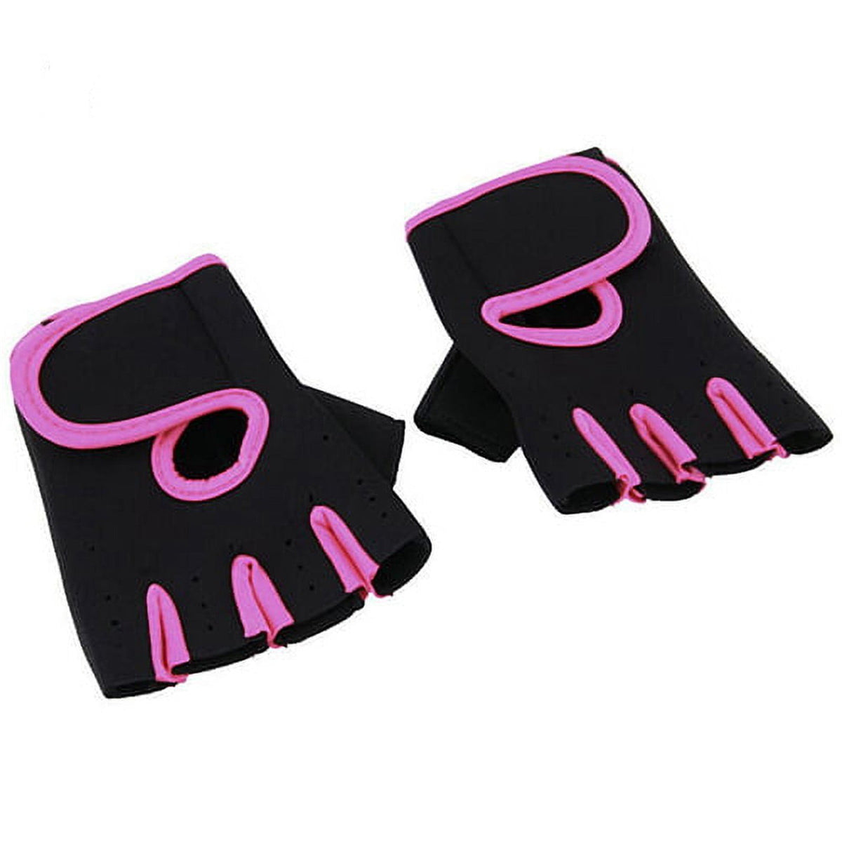 Half-Finger Training Gloves with Silicone Palm and Adjustable Wrist Strap - Image 3