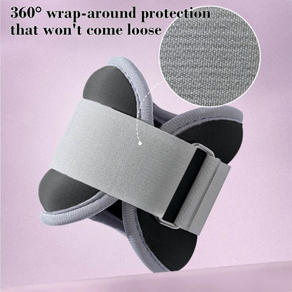 Adjustable Ankle and Wrist Weights, 2 Piece Set with Steel Grit Fill - Image 5